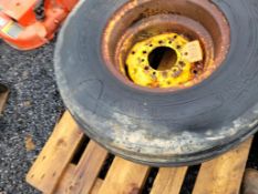 Wagon Tire on Wheel