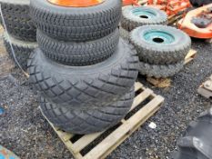 Tires on Wheels 'Set of 4'