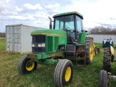 John Deere 7600 Cab Tractor 'Runs & Operates'