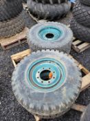Tires on Wheels 'Set of 4'