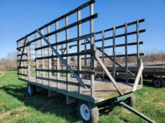 Wooden Rack Hay Wagon