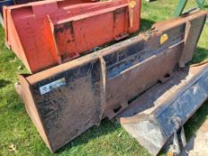 John Deere U84 Skid Steer Bucket 'AS-IS'