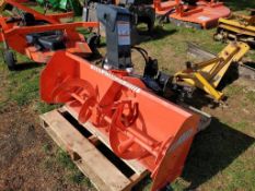 Kioti MS50-160FM Snow Blower 'LOW USE'