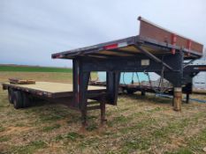 1988 Custom Fab 24' Gooseneck Trailer 'W/ Title'