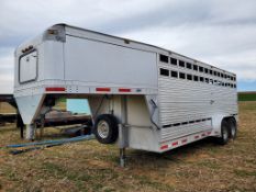 1998 Eby 20' Aluminum Cattle Trailer 'W/ Title'