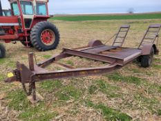 Custom Built 10' Skid Loader Trailer 'No Title'