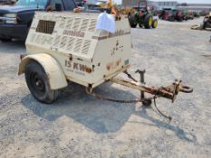 Amida G150DLLTT Towable Genrator - NO TITLE 'Runs & Operates'