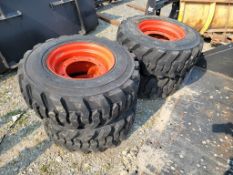 Load Maxx Skid Steer Tires on Wheels 'Set of 4 - New '