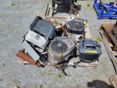 Skid Lot Of Engines