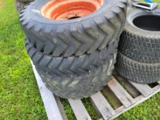 Tires on Wheels 'Set of 4'