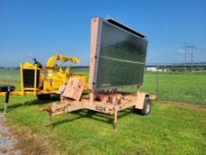 2005 Solar Message Center Sign Board Trailer - NO TITLE