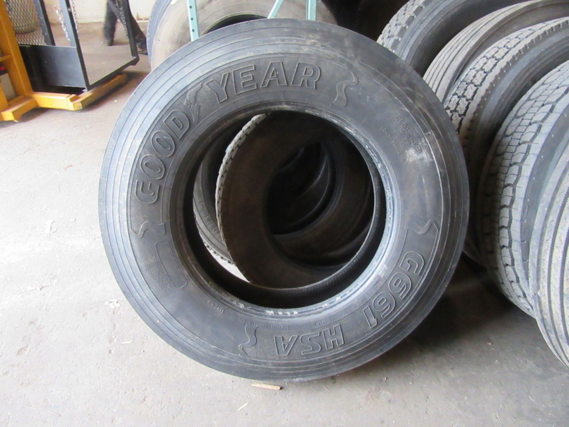 Goodyear, Michelin, Yokohama 11R24.5 Tires - Image 9 of 26