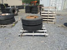 11R22.5 Tires on rims