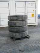 Continental 11R24.6 Tires on rims