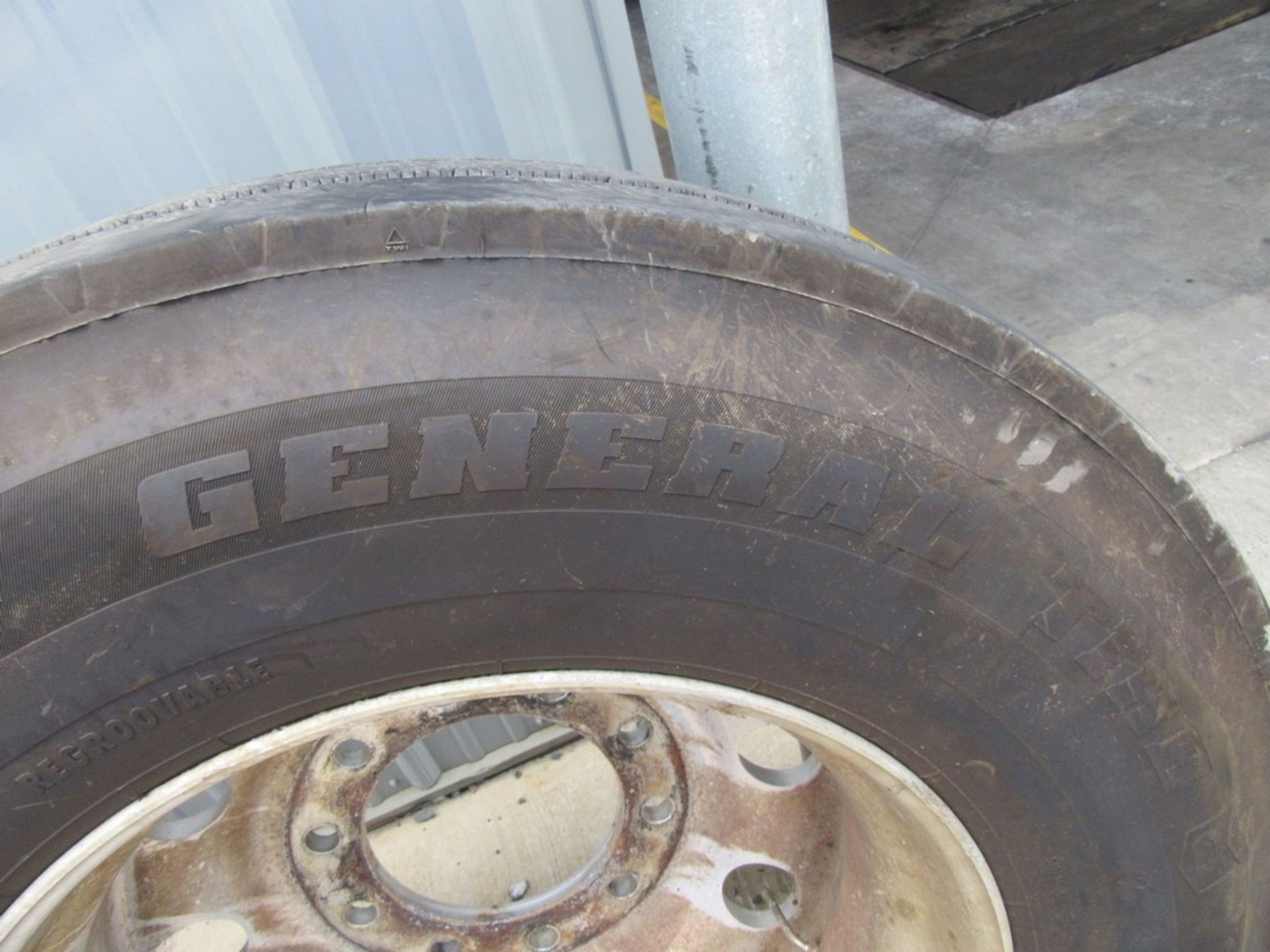 General 11R24.5 Tires on rims - Image 8 of 16