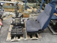 Seat, seat suspension assemblies