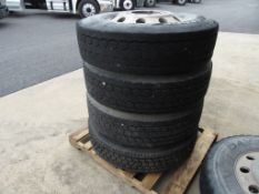11R22.5 Tires on rims