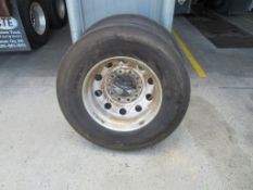 General 11R24.5 Tires on rims