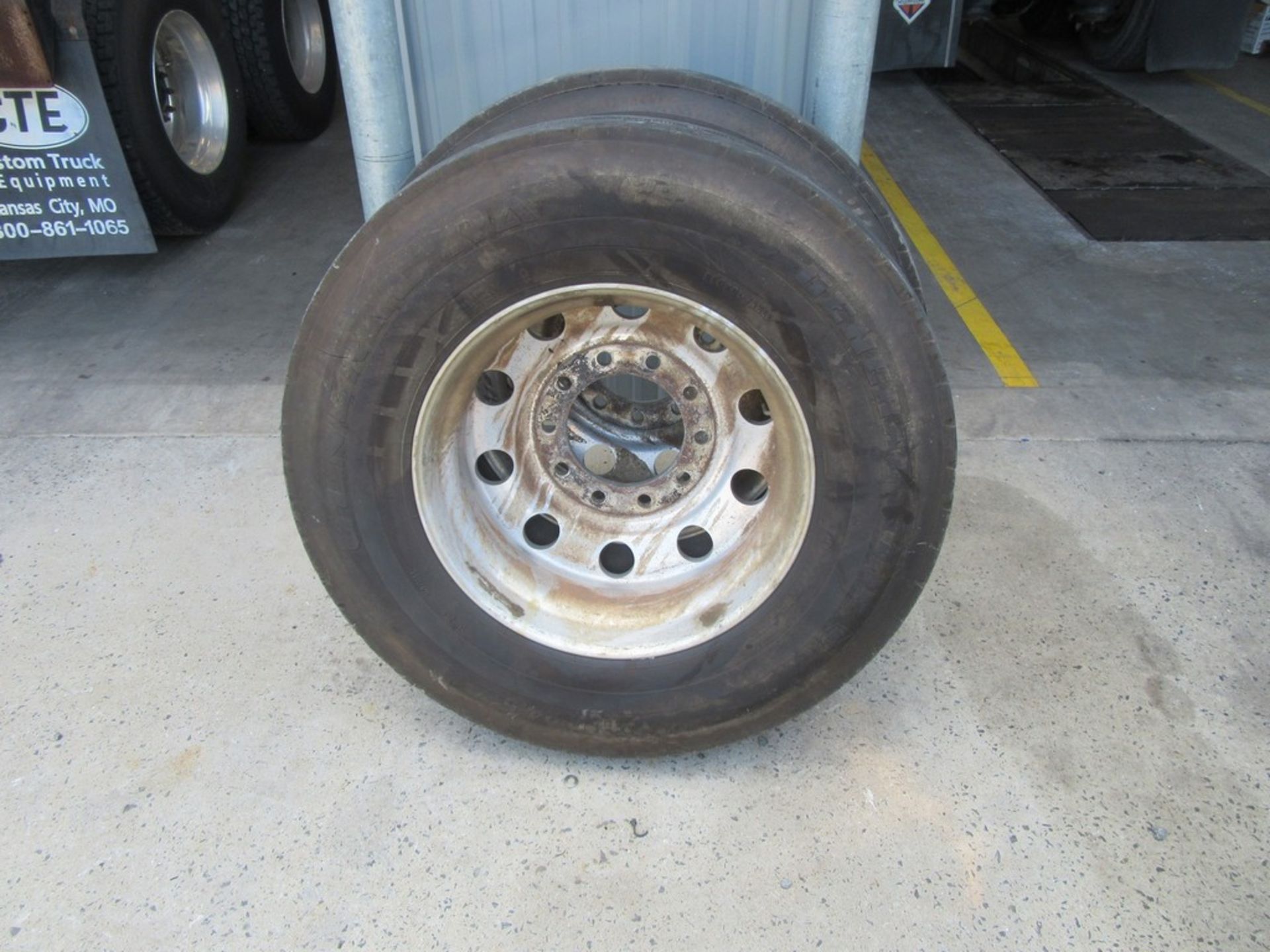 General 11R24.5 Tires on rims