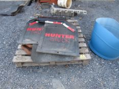 Mud flap hangers