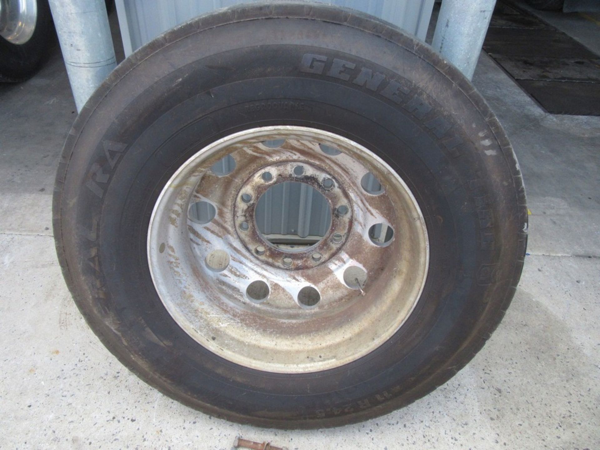 General 11R24.5 Tires on rims - Image 7 of 16