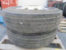 2011 Gladiator QR55-ST, 11R24.5 Tires on rims