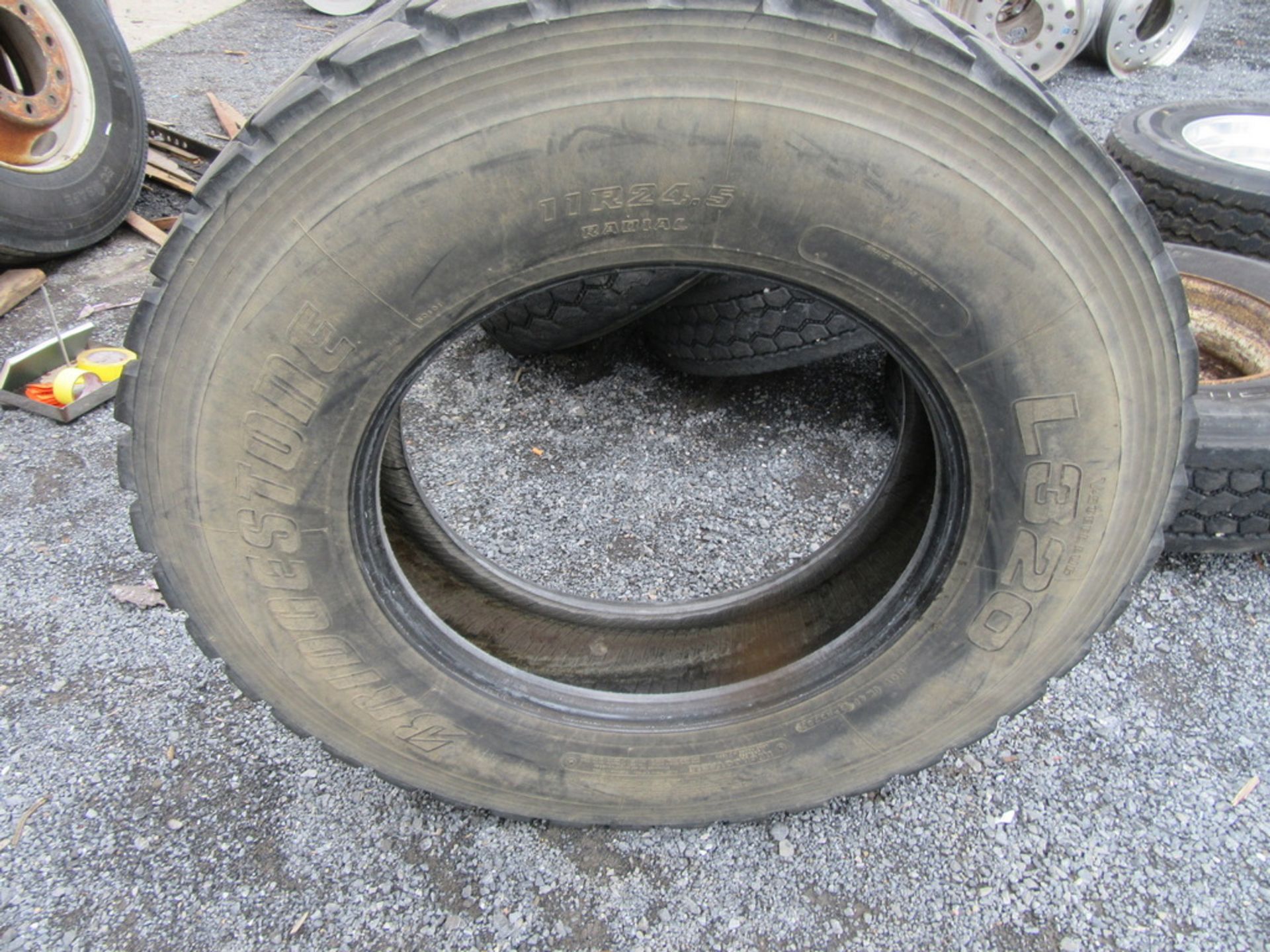 2007 Bridgestone L320, 11R24.5 Tires - Image 2 of 15
