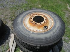 Continental, BF Goodrich 11R22.5 Tires on rims