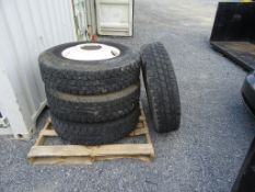 Bridgestone M799, 11R22.5 Tires on rims