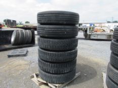 11R24.5 Tires on rims