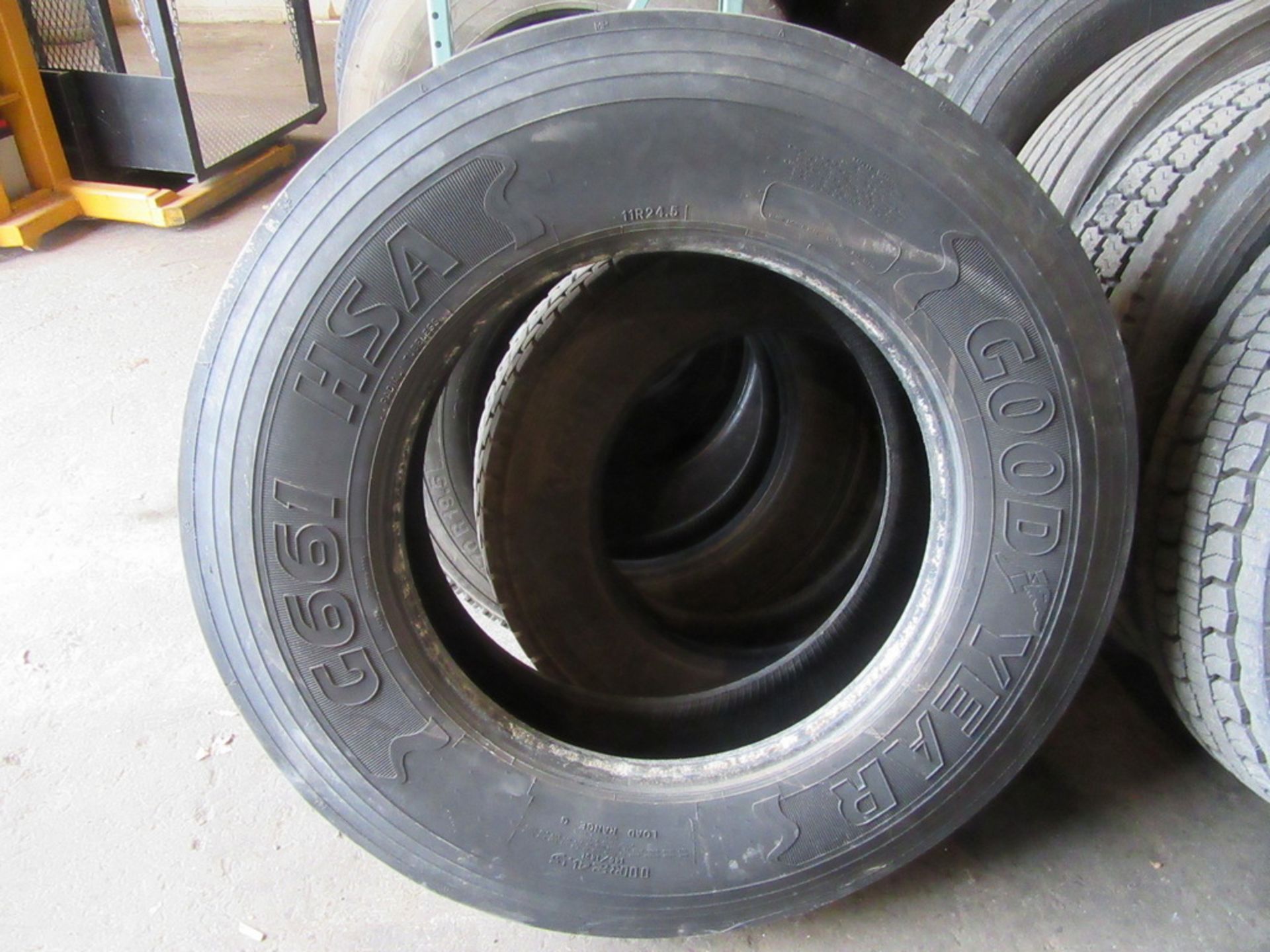 Goodyear, Michelin, Yokohama 11R24.5 Tires - Image 14 of 26