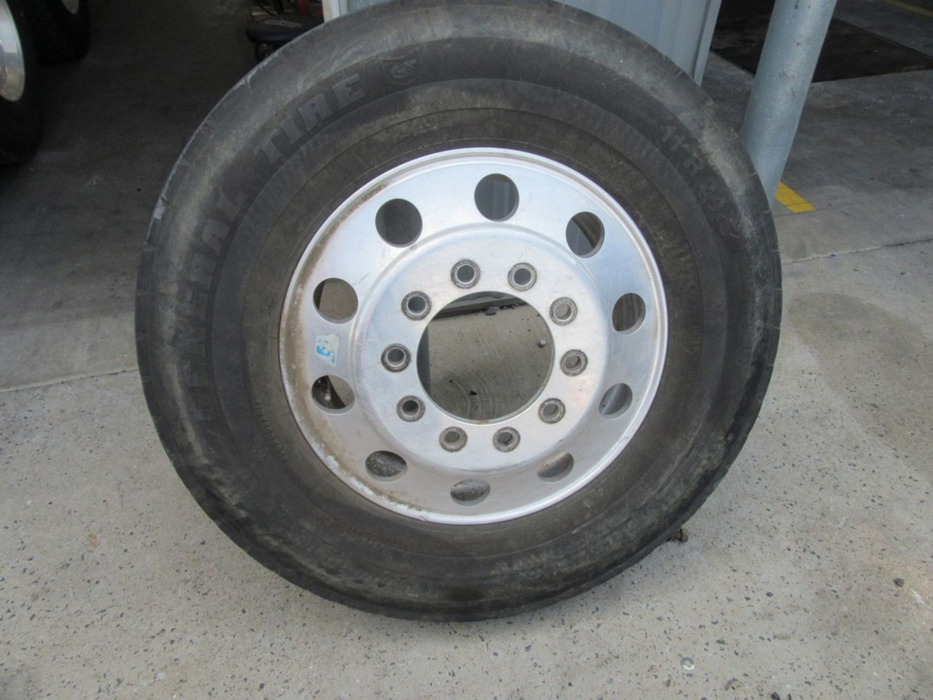 General 11R24.5 Tires on rims - Image 11 of 16