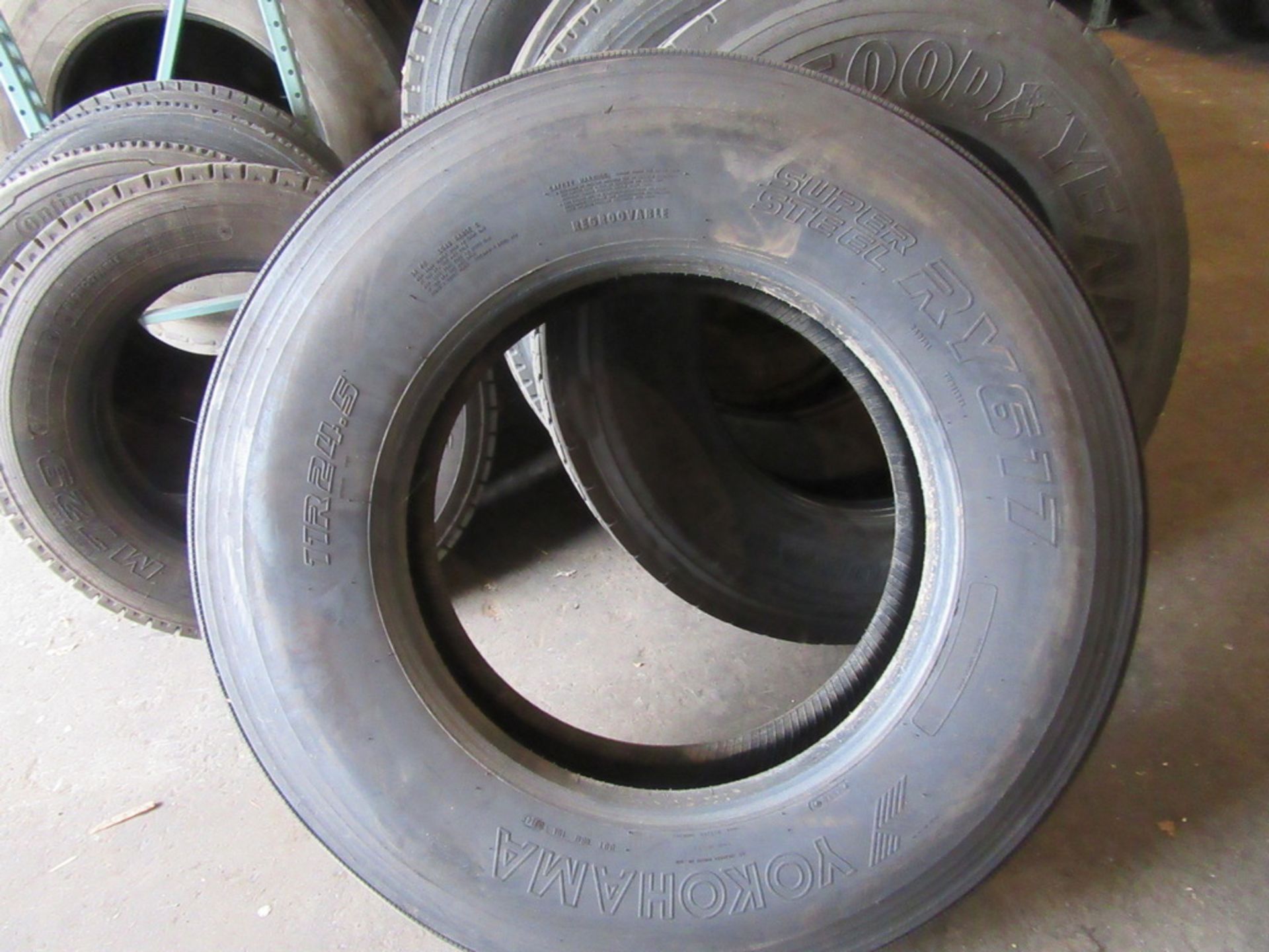 Goodyear, Michelin, Yokohama 11R24.5 Tires - Image 22 of 26