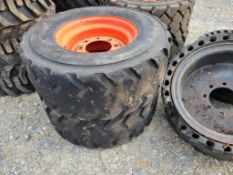 Skid Steer Tires on Wheels 'Set of 4'