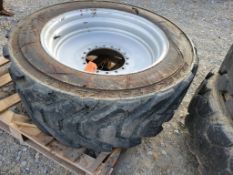 Telehandler Tire on Wheel