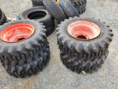 Camso SKS332 Skid Steer Tire On Wheel 'Set of 4'
