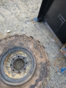 Loadmaxx Skid Steer Tire On Wheel