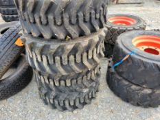 Camso SK332 Skid Steer Tires 'Set of 4 - New - Weathered'
