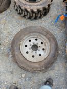 Trailer Tire on Wheel