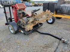 2013 Toro TRX16 Trencher with Trailer 'Ride & Drive - Drive Train Guarantee - NO TITLE on trailer'