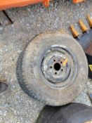 Trailer Tire on Wheel