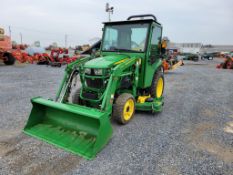 2022 John Deere 2038R Cab Compact Loader Tractor 'Runs & Operates - NO Guarantee'