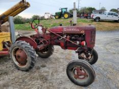 Farmall Super A Antique Tractor 'AS-IS - For Parts or Repair'