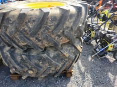 Tires on Wheels 'Pair of 2'