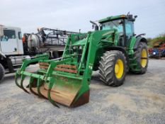 John Deere 7920 Cab Loader Tractor 'Ride & Drive - Drive Train Guarantee'
