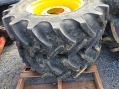 Tires on Wheels 'Pair of 2'