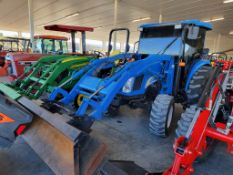 2008 New Holland T2420 Cab Compact Loader Tractor 'Ride & Drive - Drive Train Guarantee'