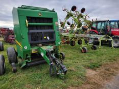 2015 John Deere 459 Round Baler 'Monitor in the Office'