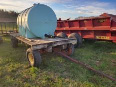 Nitrogen Tank On Wagon