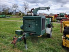 Morbark Tornado 15 Towable Chipper - NO TITLE